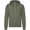 Bluza Klasyczna Bawełniana z Kapturem F421 - Classic Olive