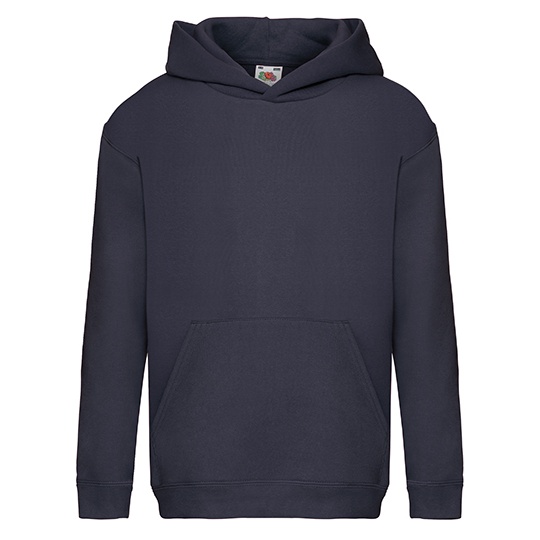 Bluza Dziecieca Klasyczna Bawelniano Poliestrowa z Kapturem F421K - Deep Navy