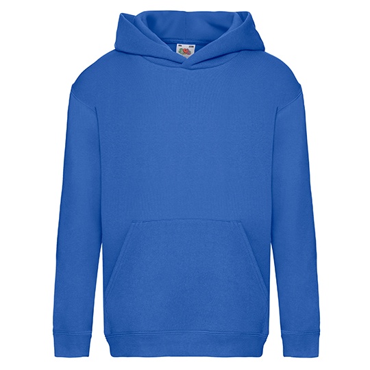Bluza Dziecieca Klasyczna Bawelniano Poliestrowa z Kapturem F421K - Royal Blue