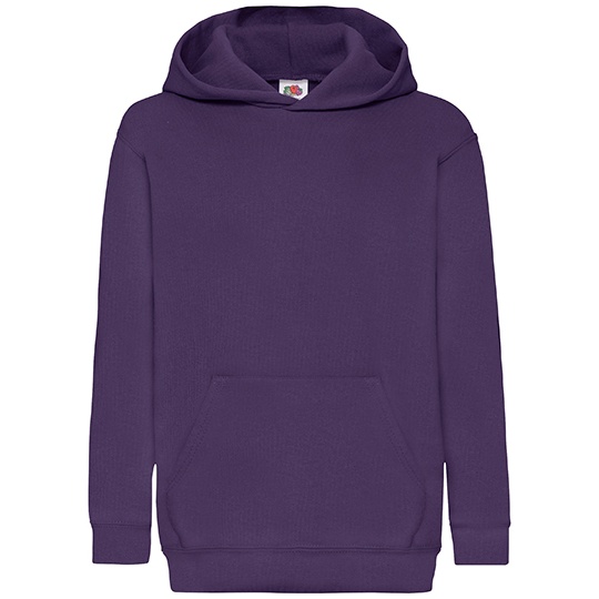 Bluza dziecięca z kapturem F421NK - Purple