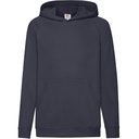Dziecieca lekka bluza z kapturem F430K - Deep Navy