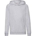 Dziecieca lekka bluza z kapturem F430K - Heather Grey