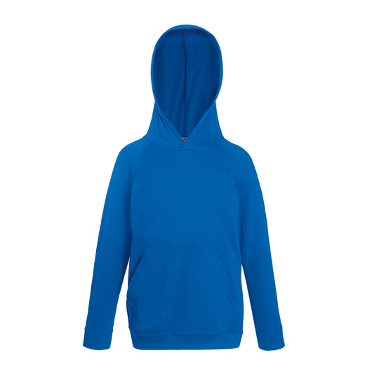 Dziecieca lekka bluza z kapturem F430K - Royal Blue