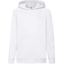 Dziecieca lekka bluza z kapturem F430K - White