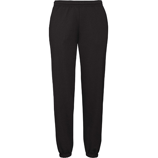 Spodnie Dresowe Klasyczne Bawełniane F480 - Black