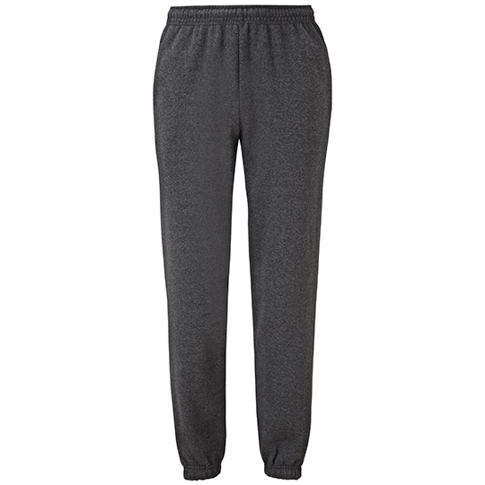 Spodnie Dresowe Klasyczne Bawełniane F480 - Dark Heather Grey