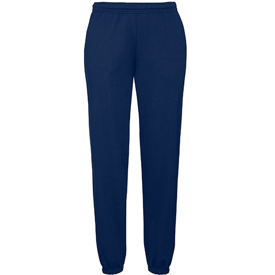 Spodnie Dresowe Klasyczne Bawełniane F480 - Navy