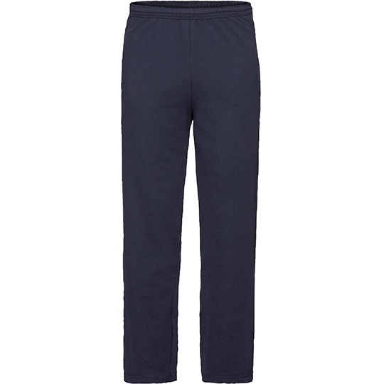 Spodnie Dresowe Klasyczne Lekki Nieczesany Fleece F490 - Deep Navy