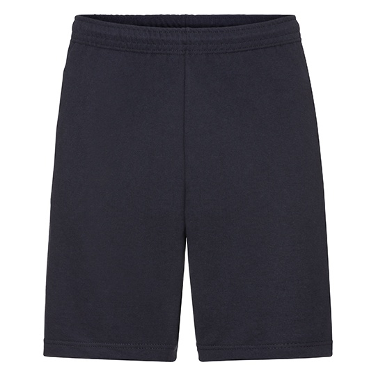 Szorty Klasyczne Lekki Nieczesany Fleece F495 - Deep Navy