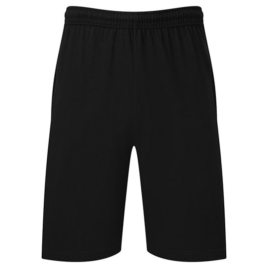 Szorty Klasyczne Jerseyowe F496 - Black