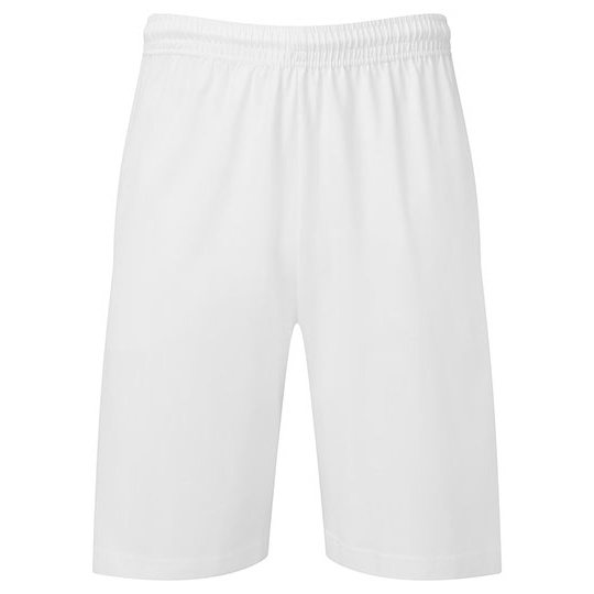 Szorty Klasyczne Jerseyowe F496 - White
