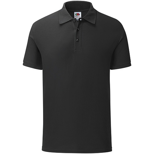 Koszulka Polo Piqué Klasyczna F502 - Black