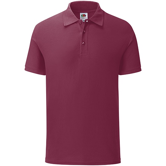 Koszulka Polo Meska Klasyczna Pika F502 - Burgundy