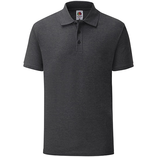 Koszulka Polo Meska Klasyczna Pika F502 - Dark Heather Grey