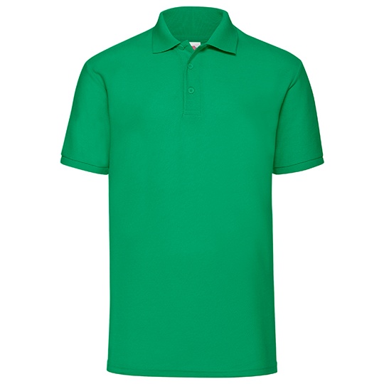 Koszulka Polo Męska Klasyczna Pika F502 - Kelly Green