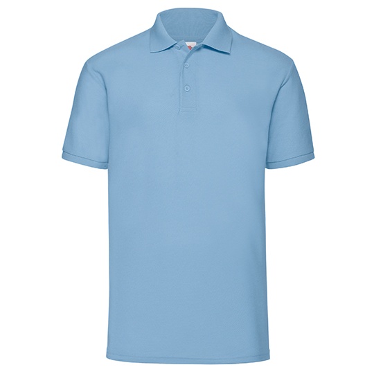 Koszulka Polo Meska Klasyczna Pika F502 - Sky Blue