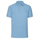 Koszulka Polo Męska Klasyczna Pika F502 - Sky Blue
