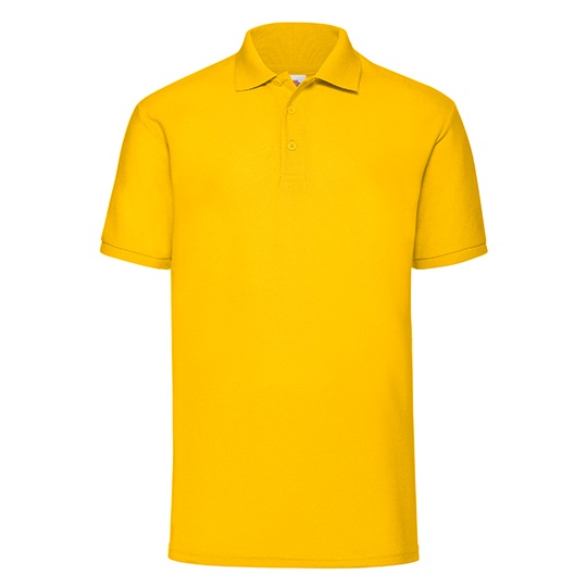 Koszulka Polo Meska Klasyczna Pika F502 - Sunflower