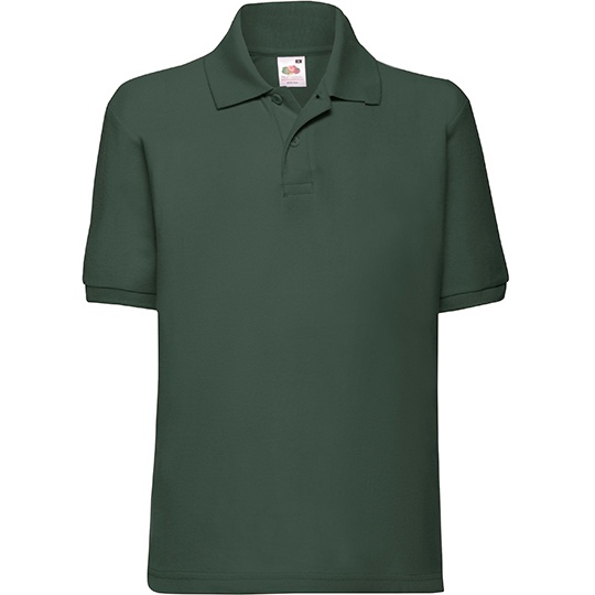 Polo Klasyczne Pika Dzieciece F502K - Bottle Green