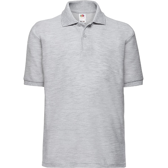 Polo Klasyczne Pika Dzieciece F502K - Heather Grey