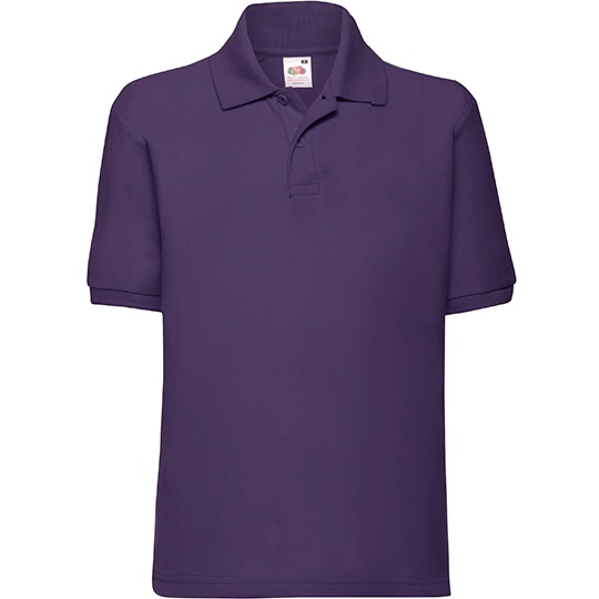 Dziecięce polo klasyczne F502K - Purple