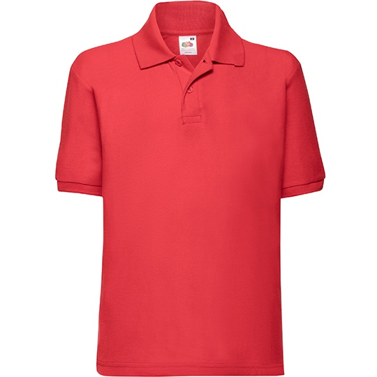 Polo Klasyczne Pika Dzieciece F502K - Red