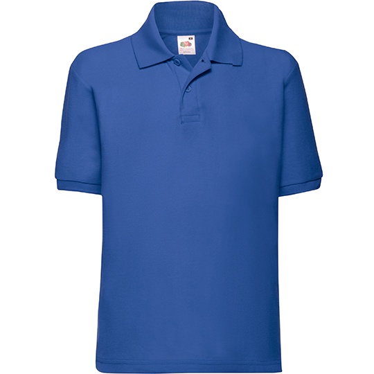 Dziecięce polo klasyczne F502K - Royal Blue