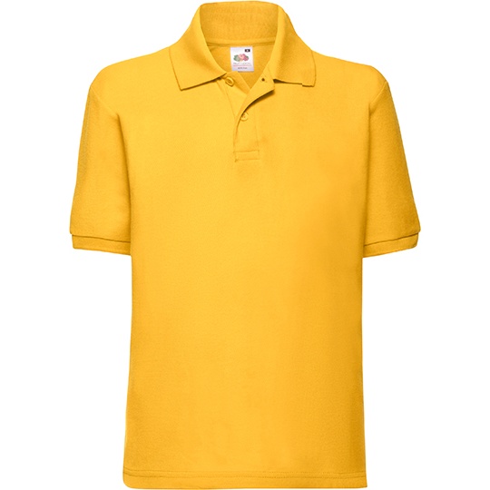 Polo Klasyczne Pika Dzieciece F502K - Sunflower