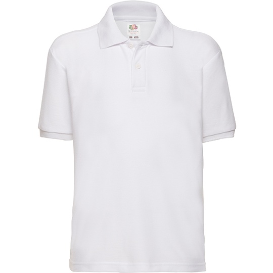 Polo Klasyczne Pika Dzieciece F502K - White