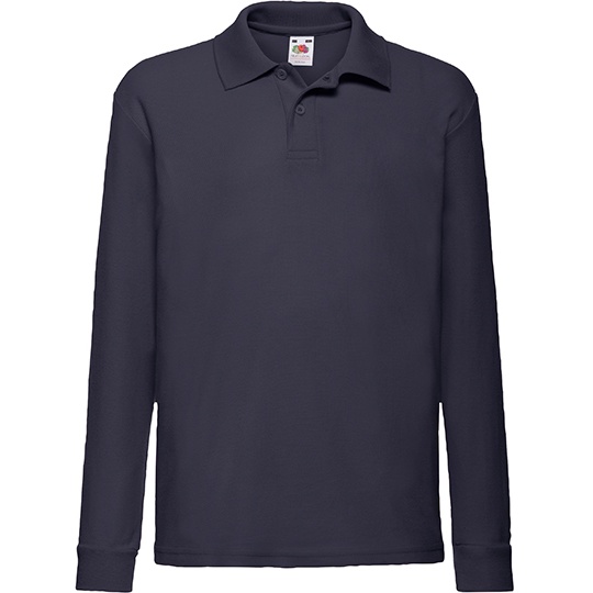 Polo Dziecięce Klasyczne Pika Bawełna Poliester F504K - Deep Navy