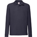 Polo Dziecięce Klasyczne Pika Bawełna Poliester F504K - Deep Navy