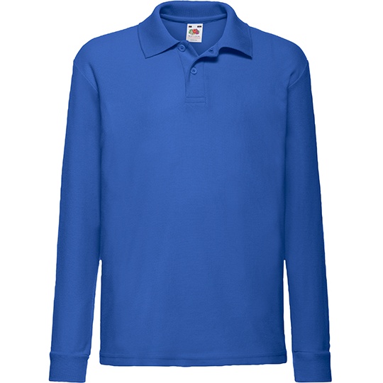 Polo Dzieciece Klasyczne Pika Bawelna Poliester F504K - Royal Blue