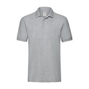 Koszulka Polo Klasyczna Pika Bawełniana F511N - Athletic Heather