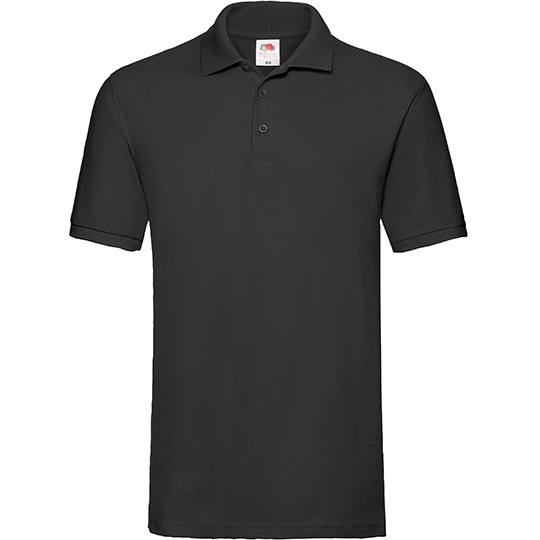 Koszulka Polo Klasyczna Pika Bawelniana F511N - Black