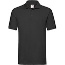 Koszulka Polo Klasyczna Pika Bawełniana F511N - Black