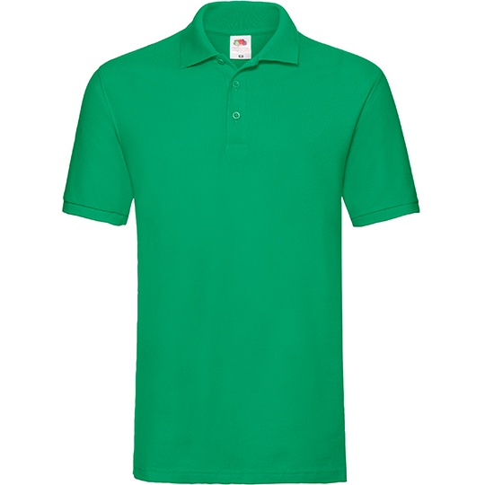 Koszulka Polo Klasyczna Pika Bawelniana F511N - Kelly Green