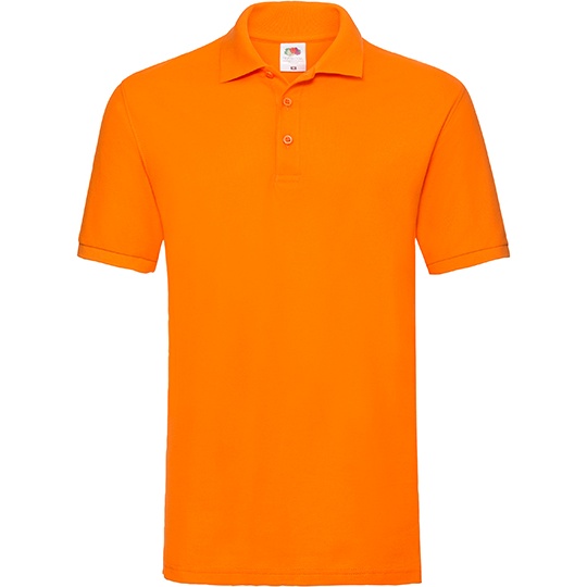 Klasyczne Polo z Krótkim Rękawem F511N - Orange