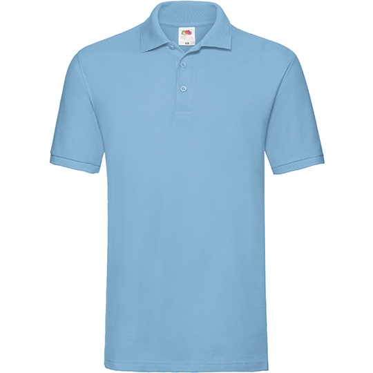 Koszulka Polo Klasyczna Pika Bawełniana F511N - Sky Blue