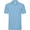 Koszulka Polo Klasyczna Pika Bawełniana F511N - Sky Blue