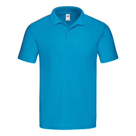 Koszulka Polo Meska Klasyczna Pika F513 - Azure Blue