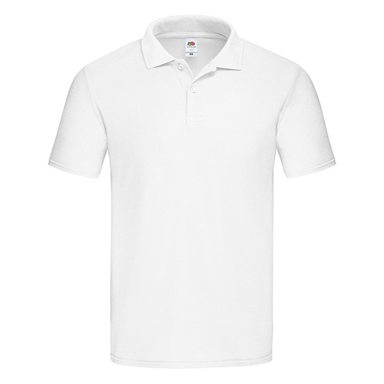 Koszulka Polo Meska Klasyczna Pika F513 - White