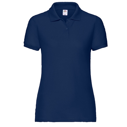 Koszulka Polo Damska Klasyczna Pika F517 - Navy