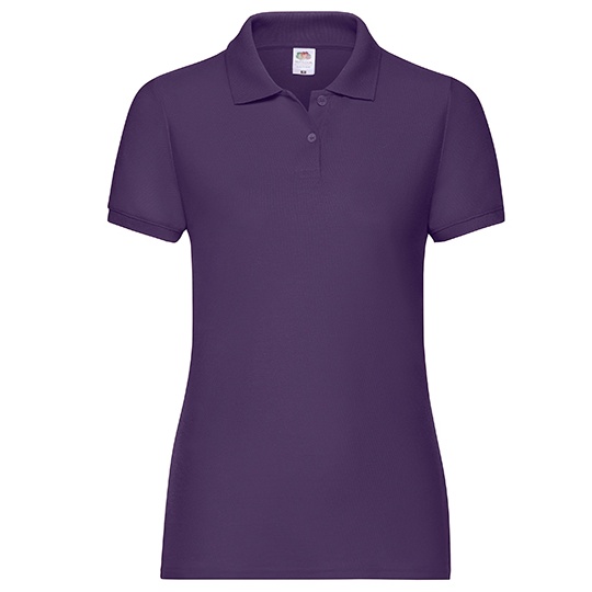 Koszulka Polo Damska Klasyczna Pika F517 - Purple