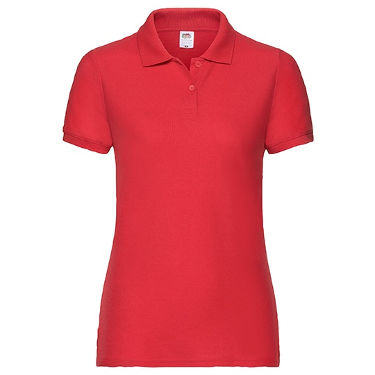 Koszulka Polo Damska Klasyczna Pika F517 - Red
