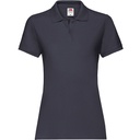 Koszulka Polo Damska Dopasowana Bawełniana Pika F520 - Deep Navy
