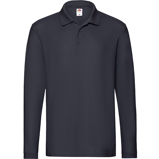 Polo Meskie Dlugi Rekaw Pika F541N - Deep Navy