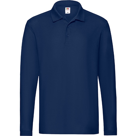 Polo Meskie Dlugi Rekaw Pika F541N - Navy