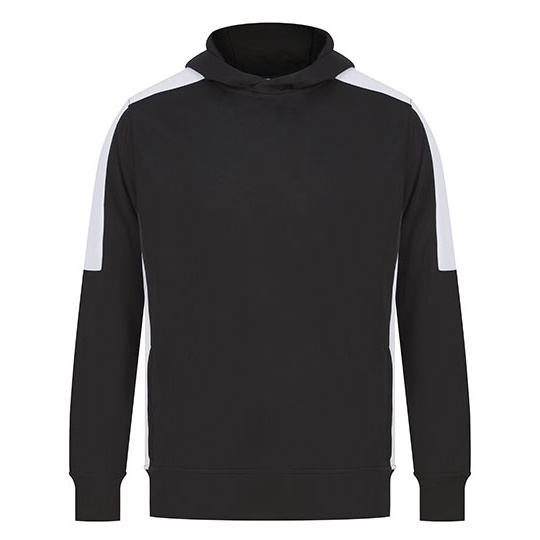 Bluza unisex z kontrastowymi rękawami FH341 - Black & White