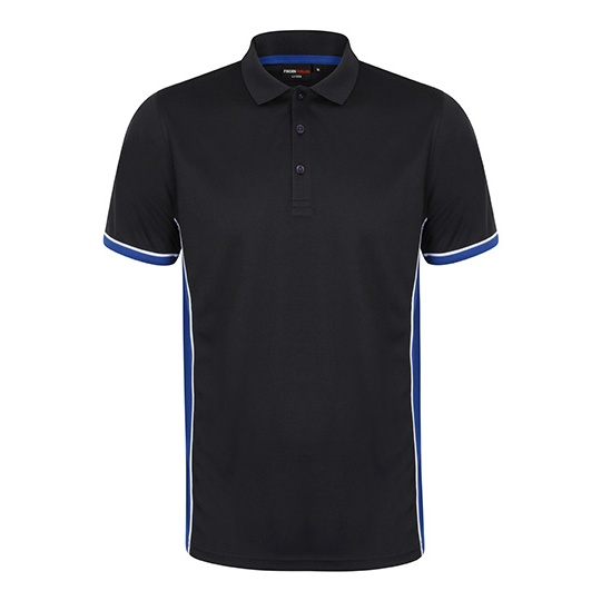 Polo męskie sportowe FH355 - Navy & Royal