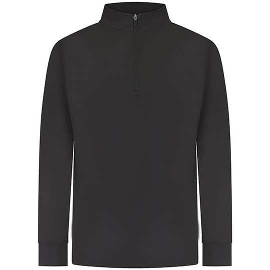 Bluza Klasyczna Poliester Zamek 1 4 FH874 - Black